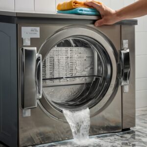 _A_washing_machine_filter_being_removed